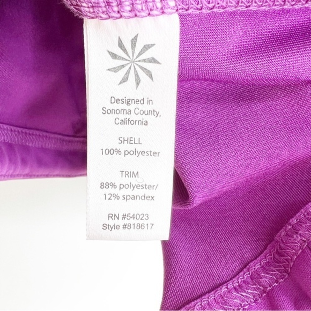 Athleta Womens Purple Full Zip Lightweight Long Sleeve Vented Jacket Size‎ XS - Picture 10 of 12